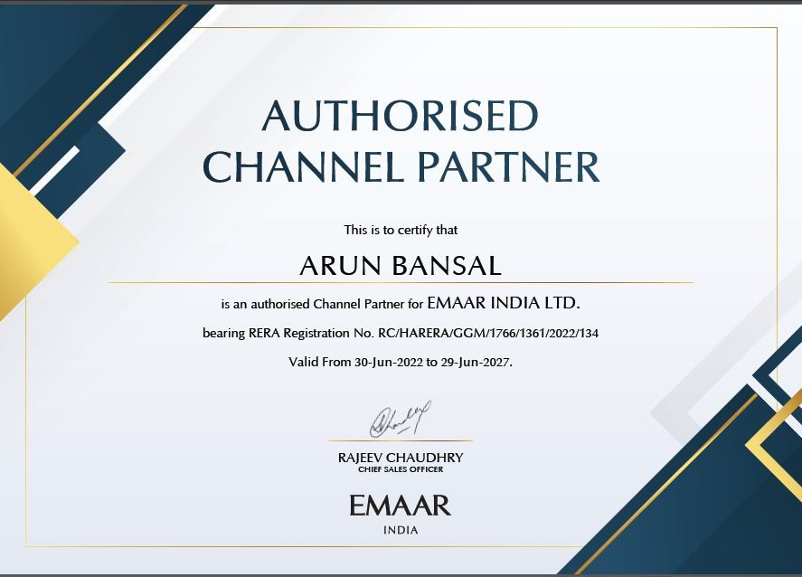 Emaar channel certificate